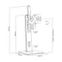 Aisens Soporte de Mesa Pro DT32TSR-063 Negro para Monitor/TV 17-32